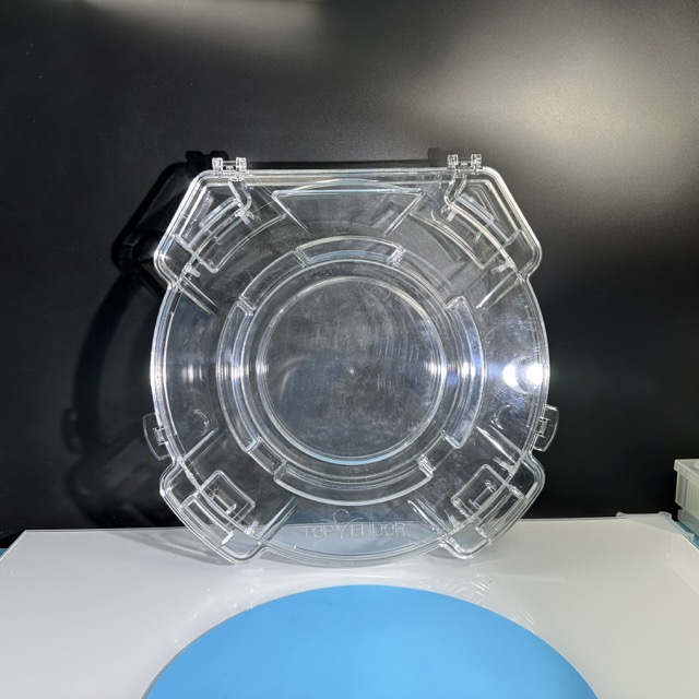 PC və PP üçün 12 düym 300 mm tək vafli substrat daşıyıcı qutusu (1)