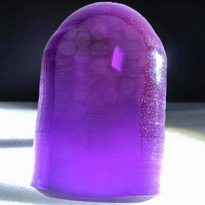 Purple color violet sapphire Al2O3 material for gemstone (1)