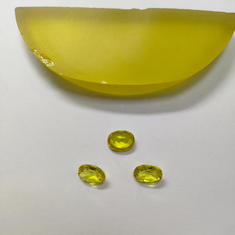gold yellow champagen sapphire material corundum (1)